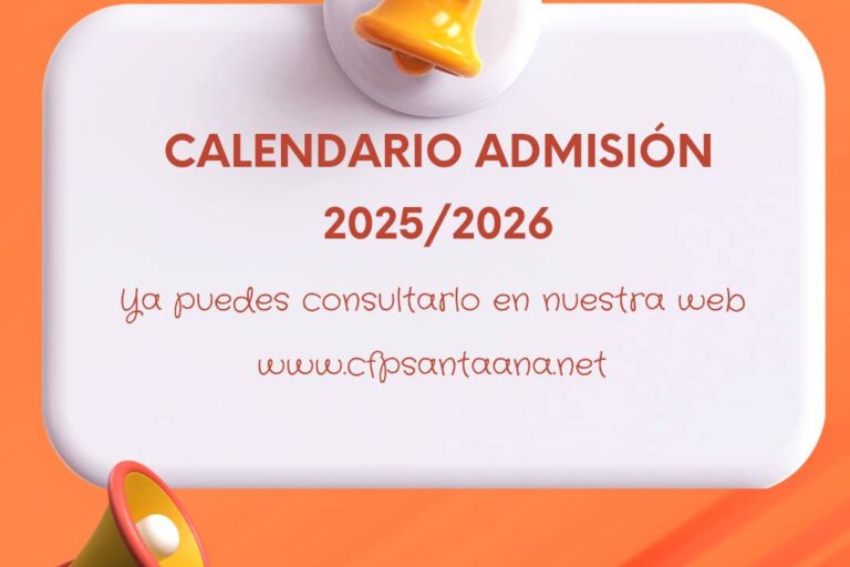 Calendario admisión 2526 (Post Instagram)